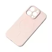 HURTEL Silikonski ovitek za iPhone 16e z MagSafe - roza