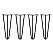 MONSTER 4 x 12 sponke za lase - 3 kraki - 12 mm - črne, (5000151874)