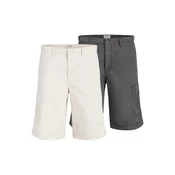 JACK & JONES Kargo hlače JPSTCOLE MATTY  kremna / temno siva
