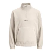 JACK & JONES Pulover JJESOHO bež/črna