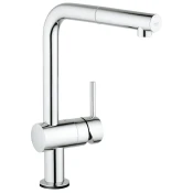 GROHE enoročna elektronska kuhinjska armatura Minta Touch - krom. L izliv (31360001)