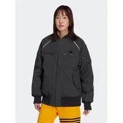 ADIDAS ORIGINALS Prehodna jakna  črna / bela