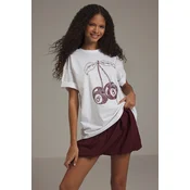 Trendyol Milla Ženska majica TWOSS25TS00122, Bela