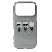 Karl Lagerfeld Etui za telefon temno siva/mešane barve