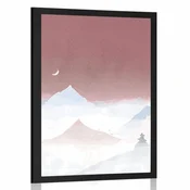 Plakat čarobne gore - 20x30 silver