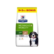 HILLs PD Can Metabolic+Mobility, kontrola tj.mase i pokretljivosti, 9+3kg BONUS