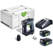 Baterijski vijačnik | CXS Li 2,6-Plus (2*aku + polnilec + kovček) | FESTOOL - 0,9kg - 10,8v - Les 10Nm, železo 16Nm - 1-10mm - Festool