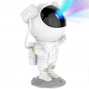 Namizna RGB LED projekcijska svetilka astronavt z bluetooth zvočnikom