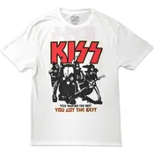 Kiss End Of The Road You Got The Best (Back Print) White L Majica