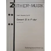 HAUSTEIN:CONZERT IV OP.52 F-DUR FUR ZITHERSOLO