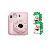 FujiFilm Fotoaparat Instax Mini 12 Blossom Pink Bundle + 2 filma