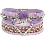 Zapestnica AG - 38815 Heart - Vijolična / Roza KP38815