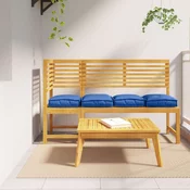Vidaxl Blazina za sedež palete 4 pcs Kraljevsko modra 40 x 40 x 8 cm