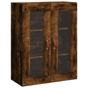 MAISON CHIC Stenska omarica - Zidna omarica dimljen hrast 69,5x34x90 cm iu1205, (22062899)
