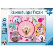 Ravensburger Sestavljanka Srčkan pes enorožec XXL 300 kosov