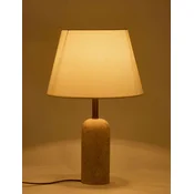 Opviq Stona lampa Kumas Sapkali Traverten, Bež