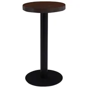Vidaxl Bistro miza temno rjava 40 cm mediapan
