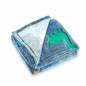 Netscroll Otroška odeja, ki se sveti v temi, darila, ideja za darilo, darila za otroke, LuminousBlanket, modra