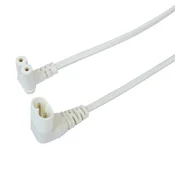 Hera Priključni kabel za EcoLite, 90°, 60 cm - bela - Plastika