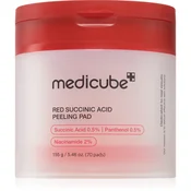 Medicube Piling blazinice za obraz Red Succinic Peeling Pad - 155 g / 70 kos