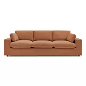 Oranžna sedežna garnitura 250 cm Belair – Bobochic Paris