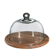 ZASSENHAUS kuhinjska deska s pokrovom (25cm), temno rjava