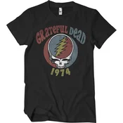 Grateful Dead Majica 1974 Tour Unisex Black S