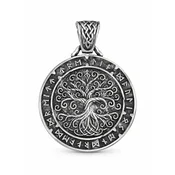 REYTEL Obeski YGGDRASIL TREE OF LIFE srebrna