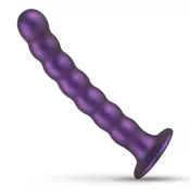 No-Parts Pegging Dildo Metallic Purple