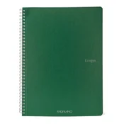 Bilježnica Fabriano Ecoqua original A4 90g 70L spiralna crte foglia 19290214