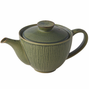 Čajnik z infuzorjem čaja SENCHA 400 ml, zelena, keramika, MIJ