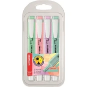Set tekst markera Stabilo Swing Cool - Pastel 2, 4 boje