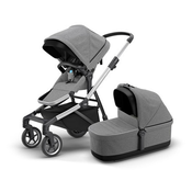 Thule voziček 2v1 Sleek-Grey Melange