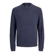 JACK & JONES Pulover JJBlake progasto modra