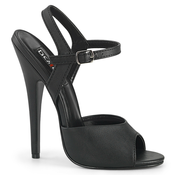 Pleaser Domina-109 Blk Faux Leather 36