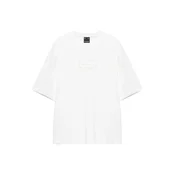 Pull&Bear Majica greige / črna / bela
