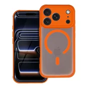 shumee Popolnoma mat ovitek MAG, združljiv z MagSafe za iPhone 16, oranžen