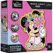 Trefl Puzzle Wood Craft Junior V svetu Minnie