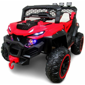 R-Sport Buggy X9 Baterijski avtomobil, rdeča barva, sedež iz eko usnja