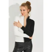 Cool & Sexy Ženska bluza EY2586, Crno-Bela