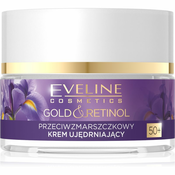 Eveline Cosmetics Gold & Retinol ucvršcujuca krema protiv bora 50+ 50 ml