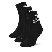 Nogavice SHAQ SHQ-MB-002-AW24 (3-PACK) Črna