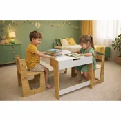 Phoenix 2 Ch beli prirodni deciji sto set