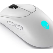 Alienware Tri-Mode brezžična igralna miška AW720M (Lunar Light)