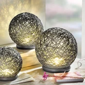 LED Dekorativne Luči Sfera | 3-delni Set | Ustvarite Toplo Vzdušje Z Dotikom Elegance!