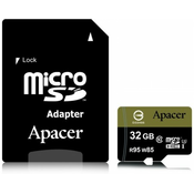 APACER UHS-I U3 MicroSDHC 32GB class 10+ad AP32GMCSH10U4-R
