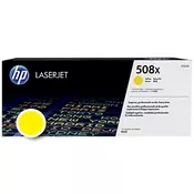 HP toner LaserJet 508X za 9.500 strani (CF362X), rumen