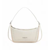 Desigual for woman. 25SAXP52 White braided details bag (OSFA), Casual, Polyurethane