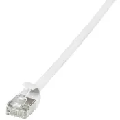 LOGILINK LogiLink CQ9055S RJ45 omrežni kabel CAT6a U/FTP 2 m zelena izjemno tanek, ognjevaren, prilagodljiv, zaščita iz folije, brez halogena, z zaščitnim zapo, (20421504)