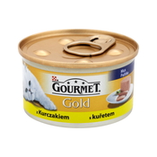GOURMET mačja hrana GOLD (mousse z perutnino) 85g